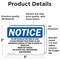 Signmission Co-Pay Is Due At The Time Of Visit Please, 5 in W x Rectangle, Vinyl Decal OS-2PACK-NS-D-35-L-10834 - alternate 2